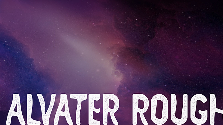 ALVATER Rough Font