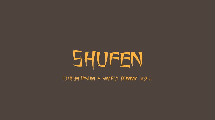 Shufen Font