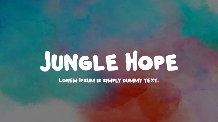 Jungle Hope Font