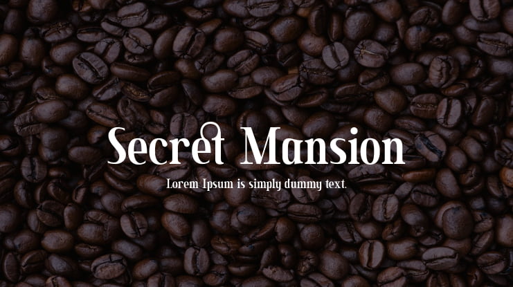 Secret Mansion Font