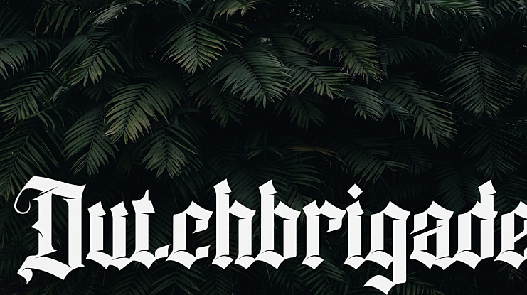 Dutchbrigade Font