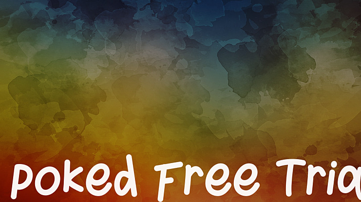 Poked Free Trial Font