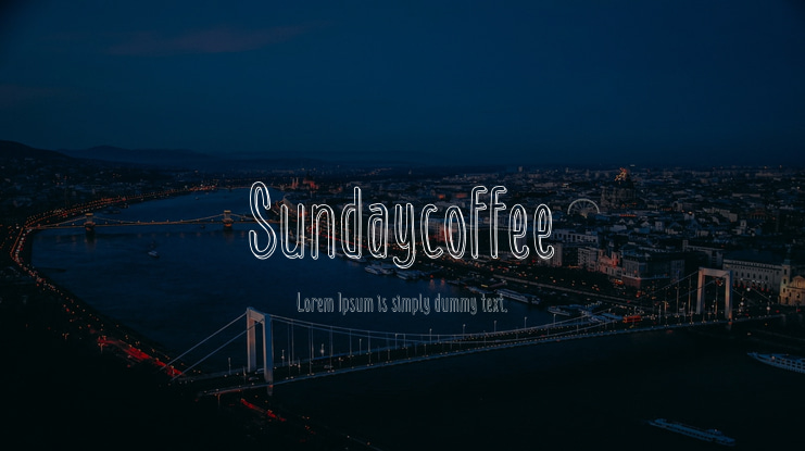 Sundaycoffee Font