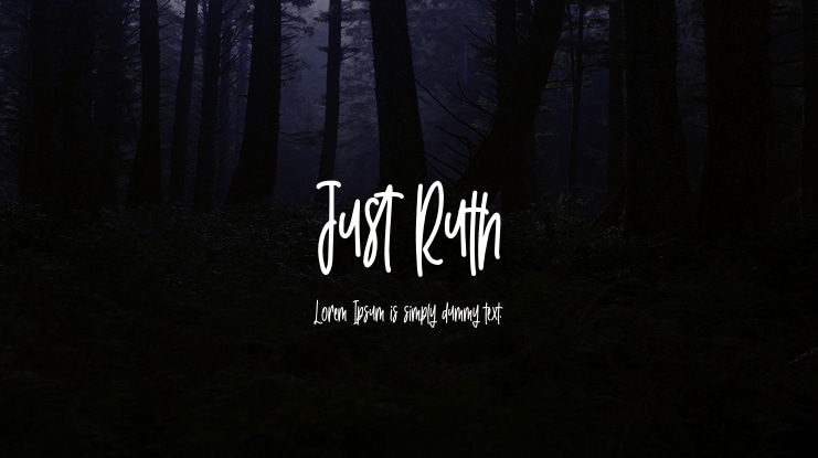Just Ruth Font
