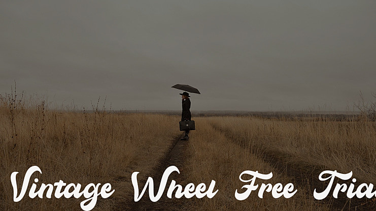 Vintage Wheel Free Trial Font