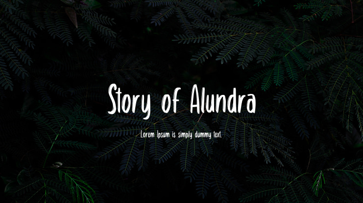 Story of Alundra Font