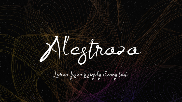 Alestraza Font Family