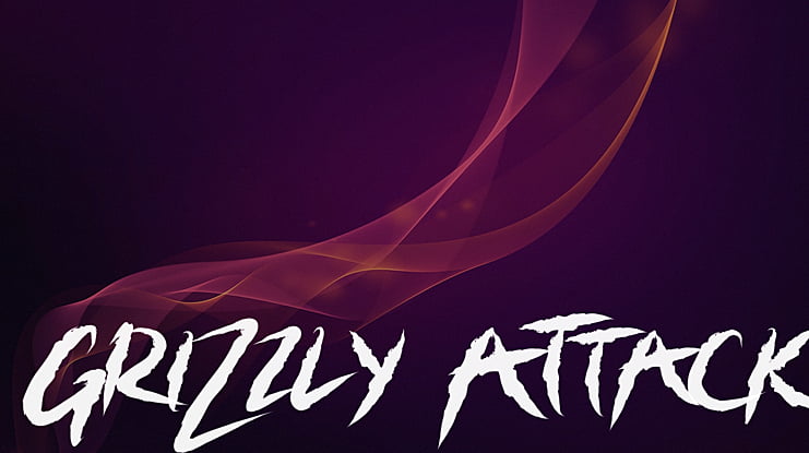 Grizzly Attack Font