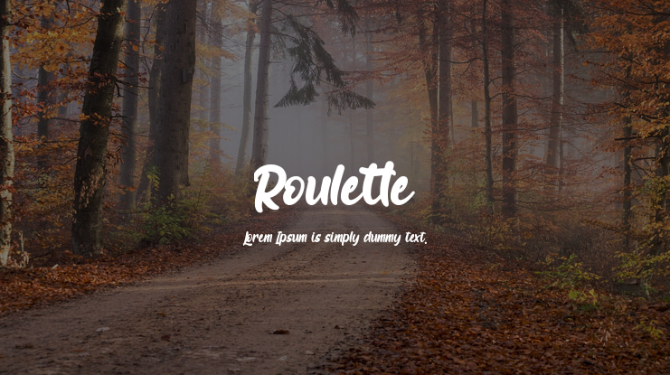 Roulette Font