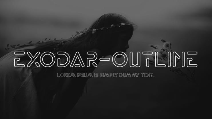 Exodar-Outline Font