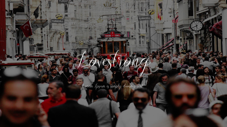 Lovestrong Font