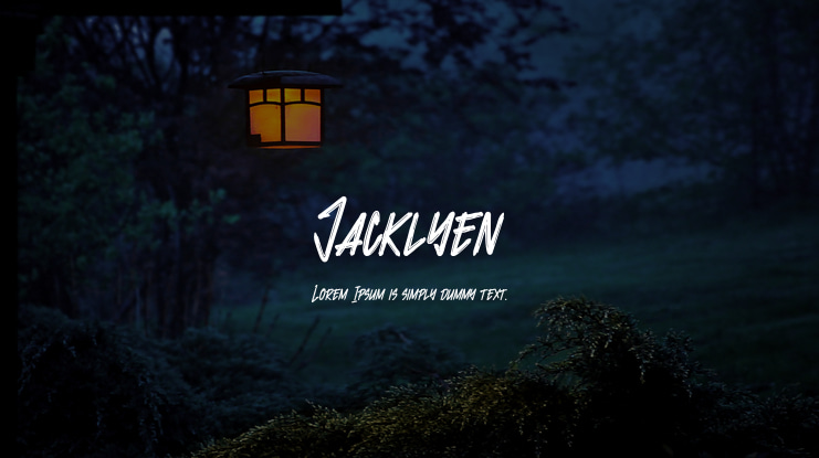 Jacklyen Font
