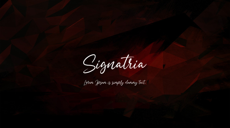 Signatria Font