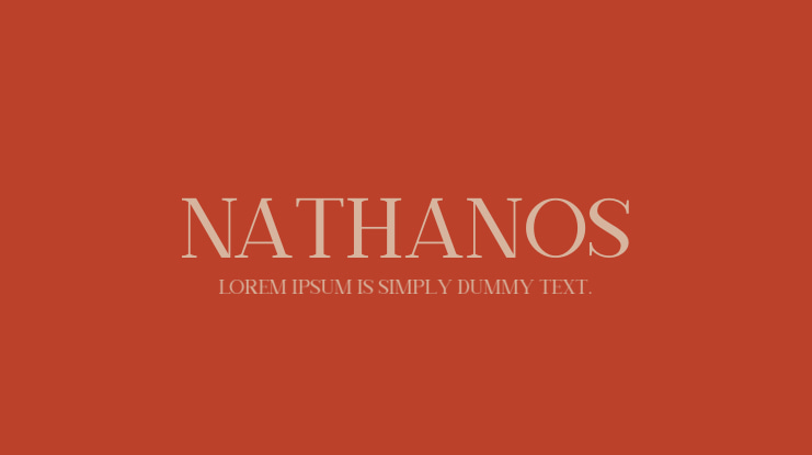 Nathanos Font