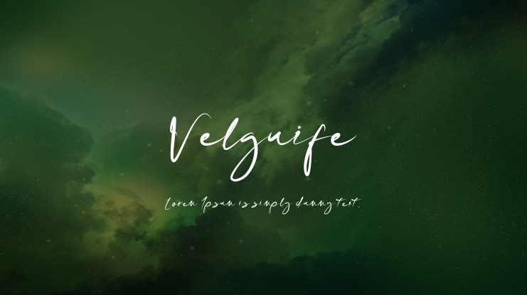Velguife Font