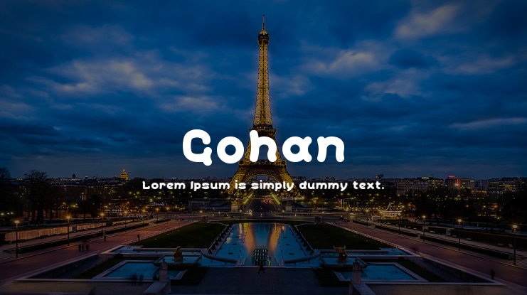 Gohan Font
