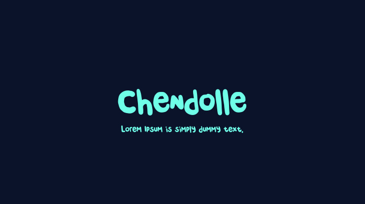 Chendolle Font