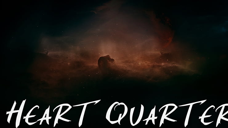 Heart Quarter Font