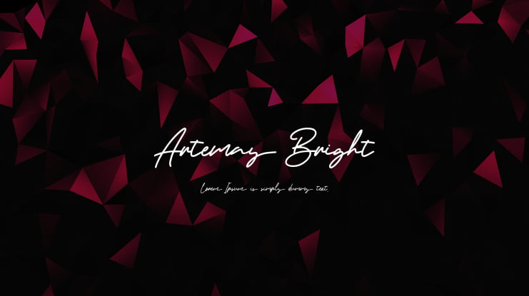 Artemay Bright Font