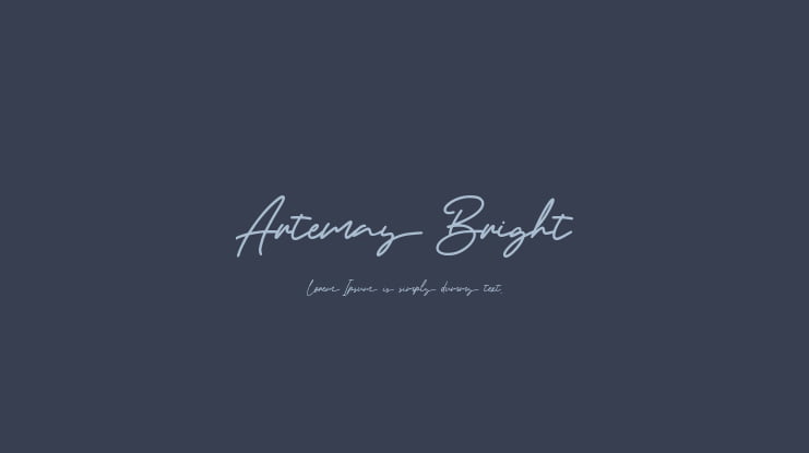 Artemay Bright Font