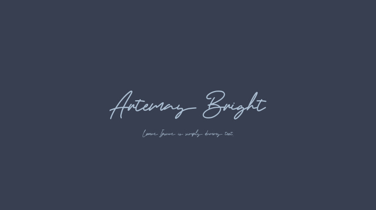 Artemay Bright Font