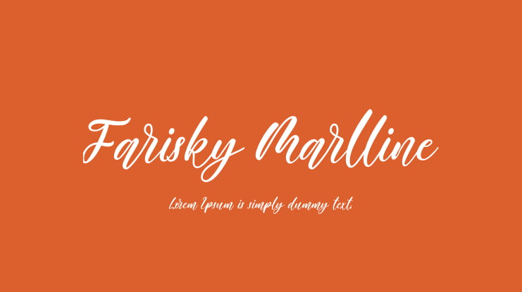 Farisky Marlline Font