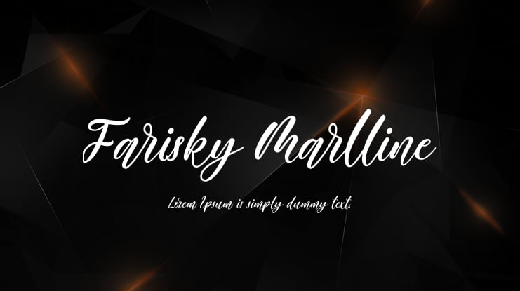 Farisky Marlline Font