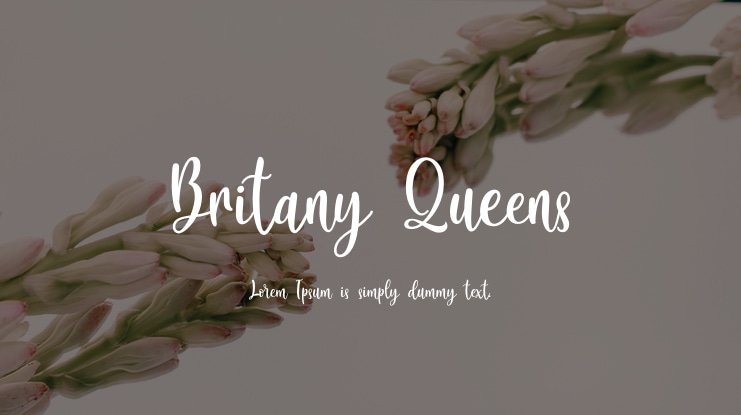 Britany Queens Font