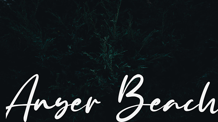 Anyer Beach Font