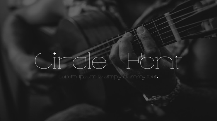 Circle  Font