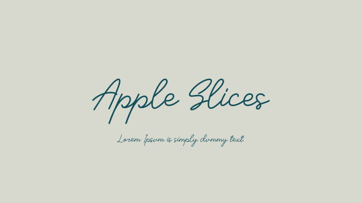 Apple Slices Font Family