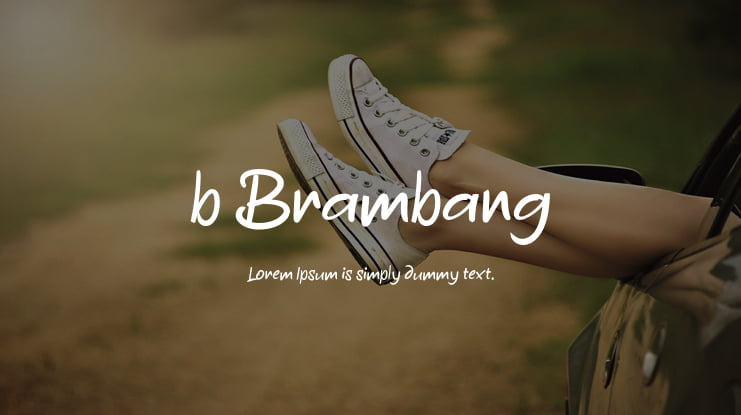 b Brambang Font