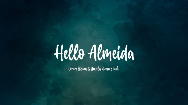Hello Almeida Font