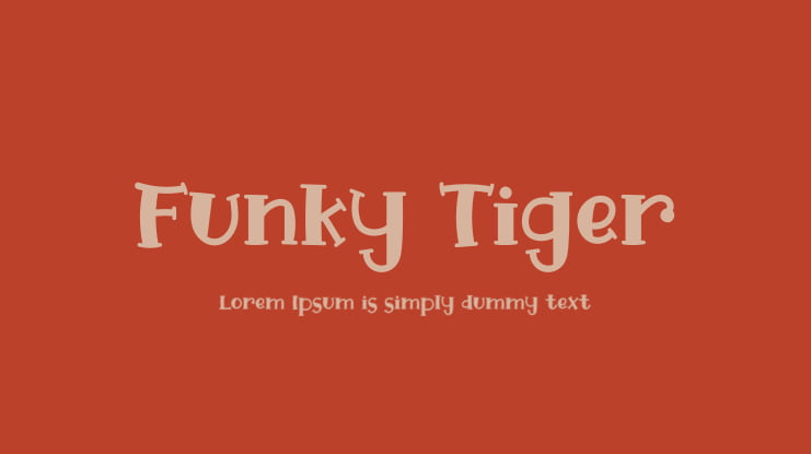 Funky Tiger Font