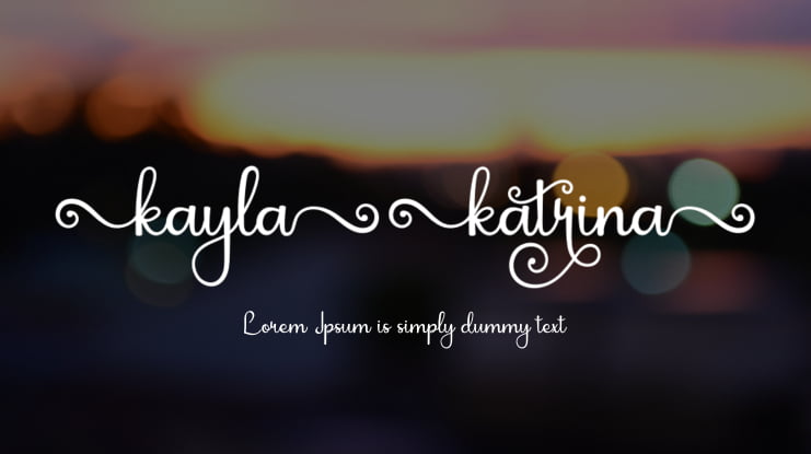 Kayla Katrina Font