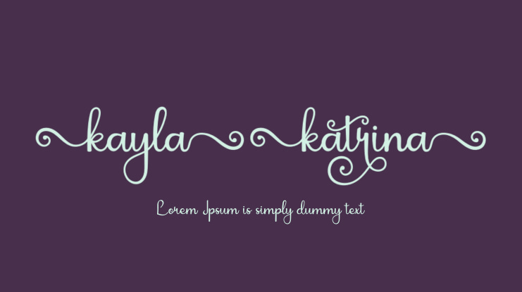 Kayla Katrina Font