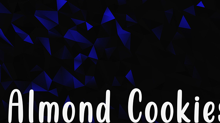 Almond Cookies Font