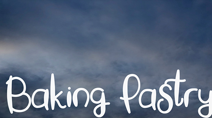 Baking Pastry Font