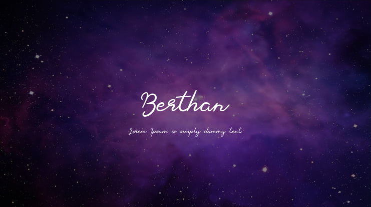 Berthan Font