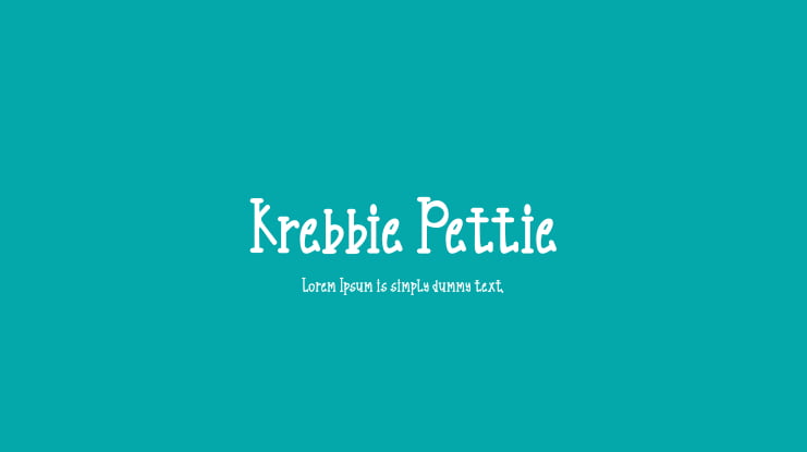 Krebbie Pettie Font