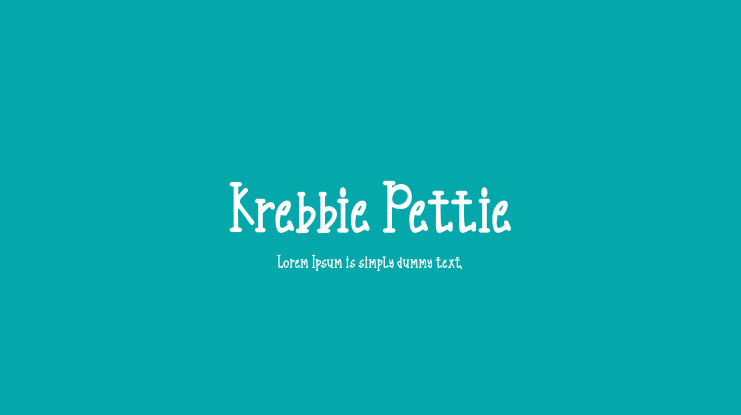 Krebbie Pettie Font