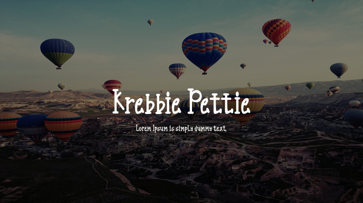 Krebbie Pettie Font