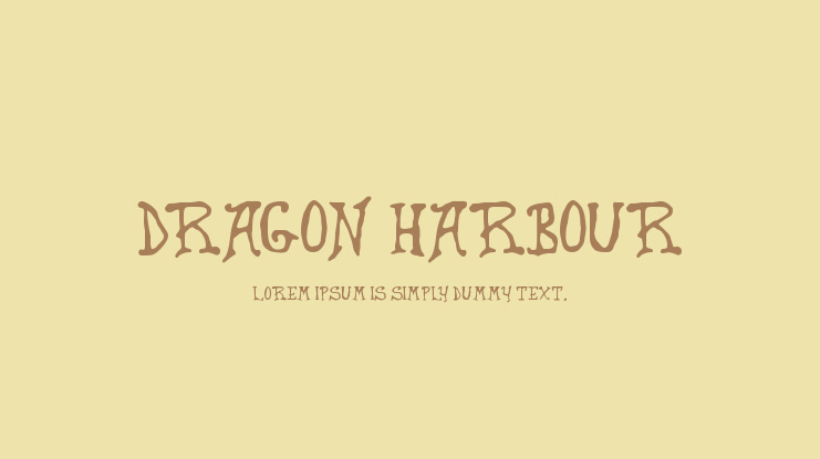 Dragon Harbour Font