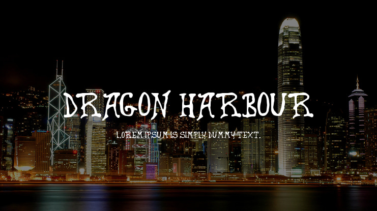 Dragon Harbour Font
