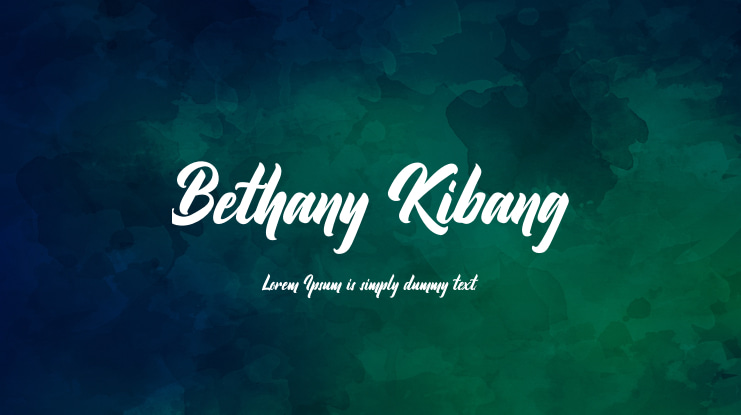 Bethany Kibang Font