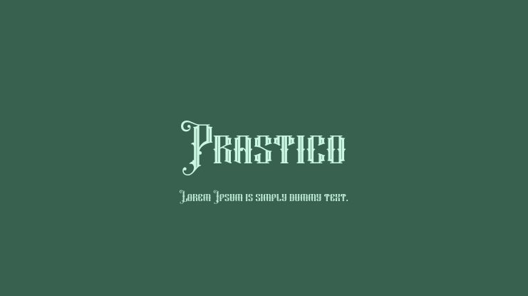 Prastico Font
