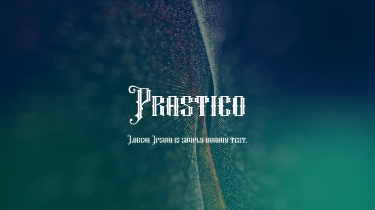Prastico Font