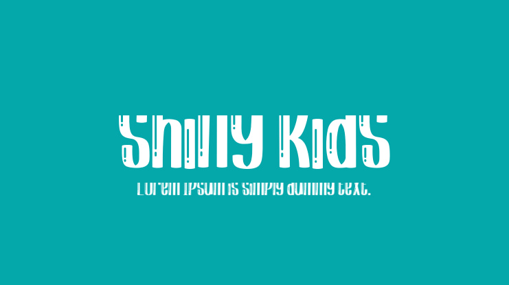 Shiny Kids Font