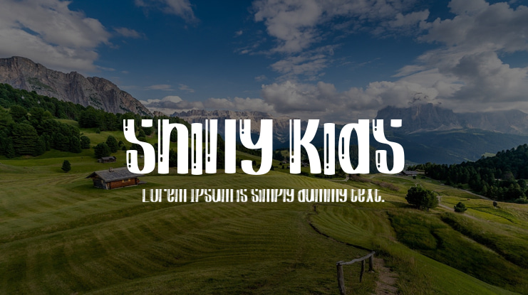 Shiny Kids Font
