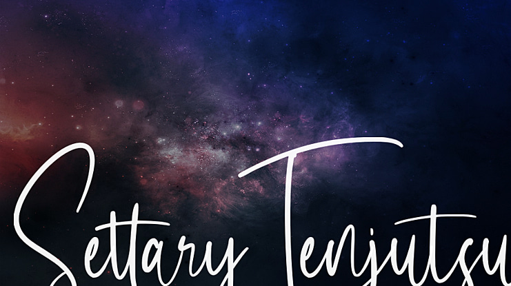 Settary Tenjutsu Font